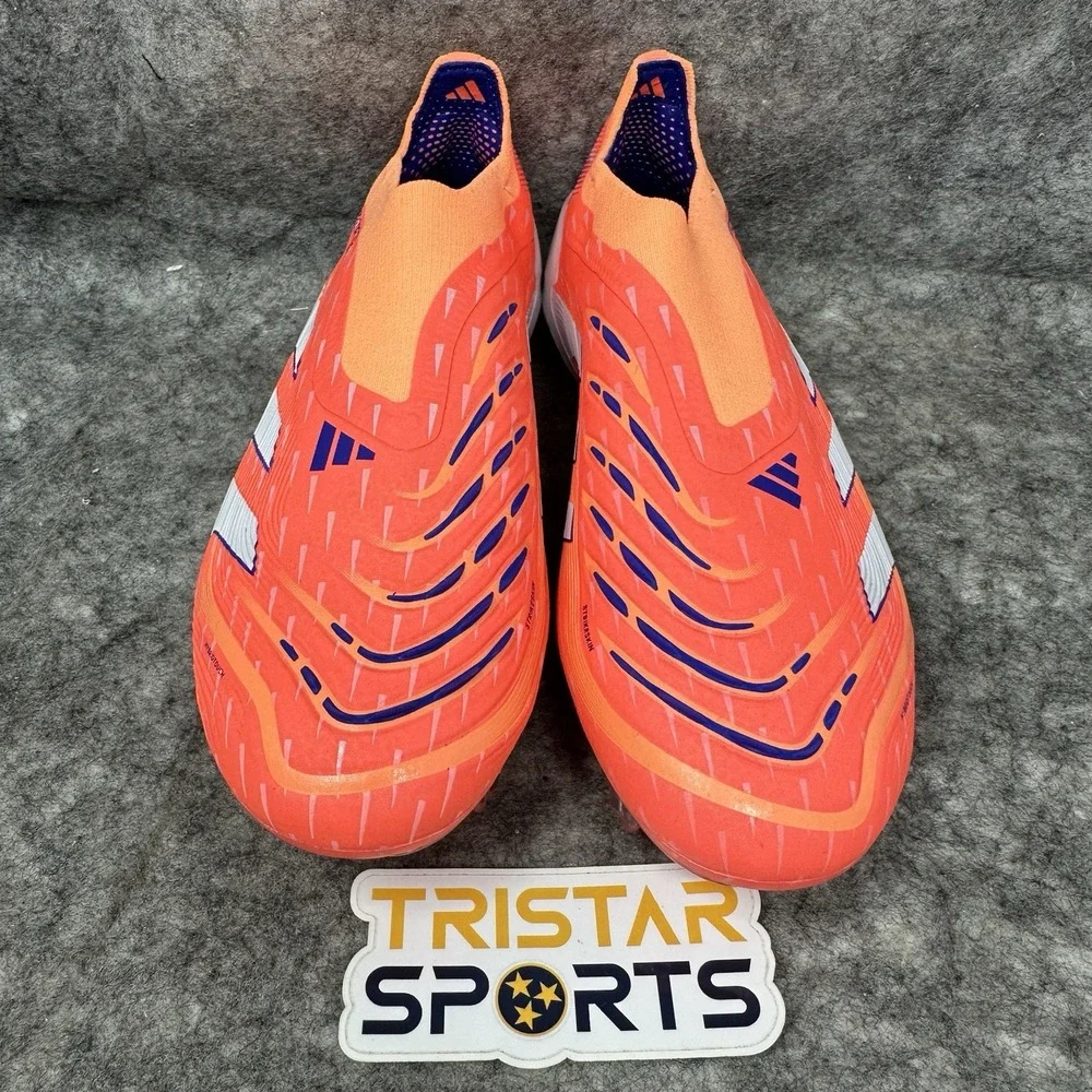 Adidas Predator Elite LL FG Soccer Cleats Mens Sz 5.5 Womens Sz 6.5 Coral Blaze